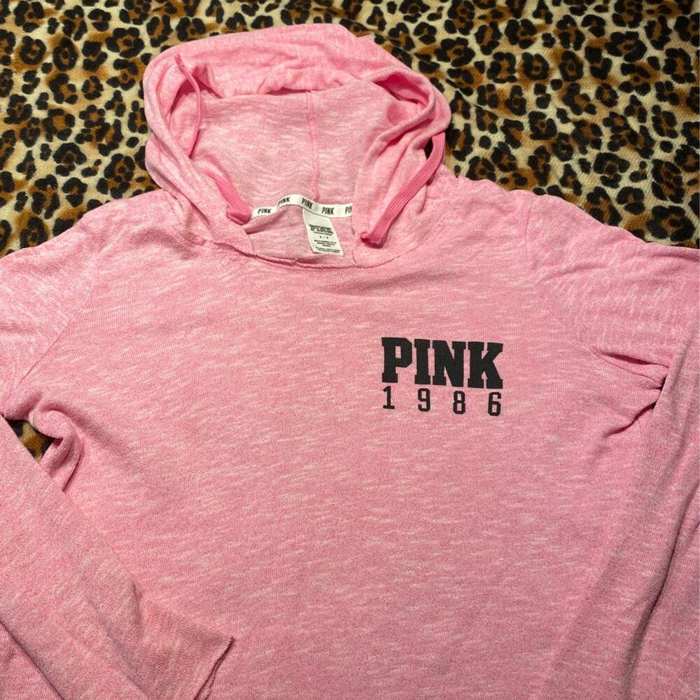 Ladies Small PINK hoodie sweater